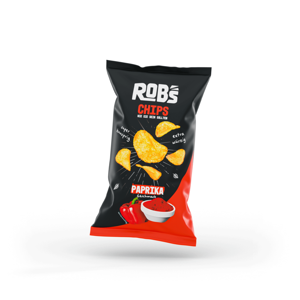 ROB's Chips Paprika Packshot
